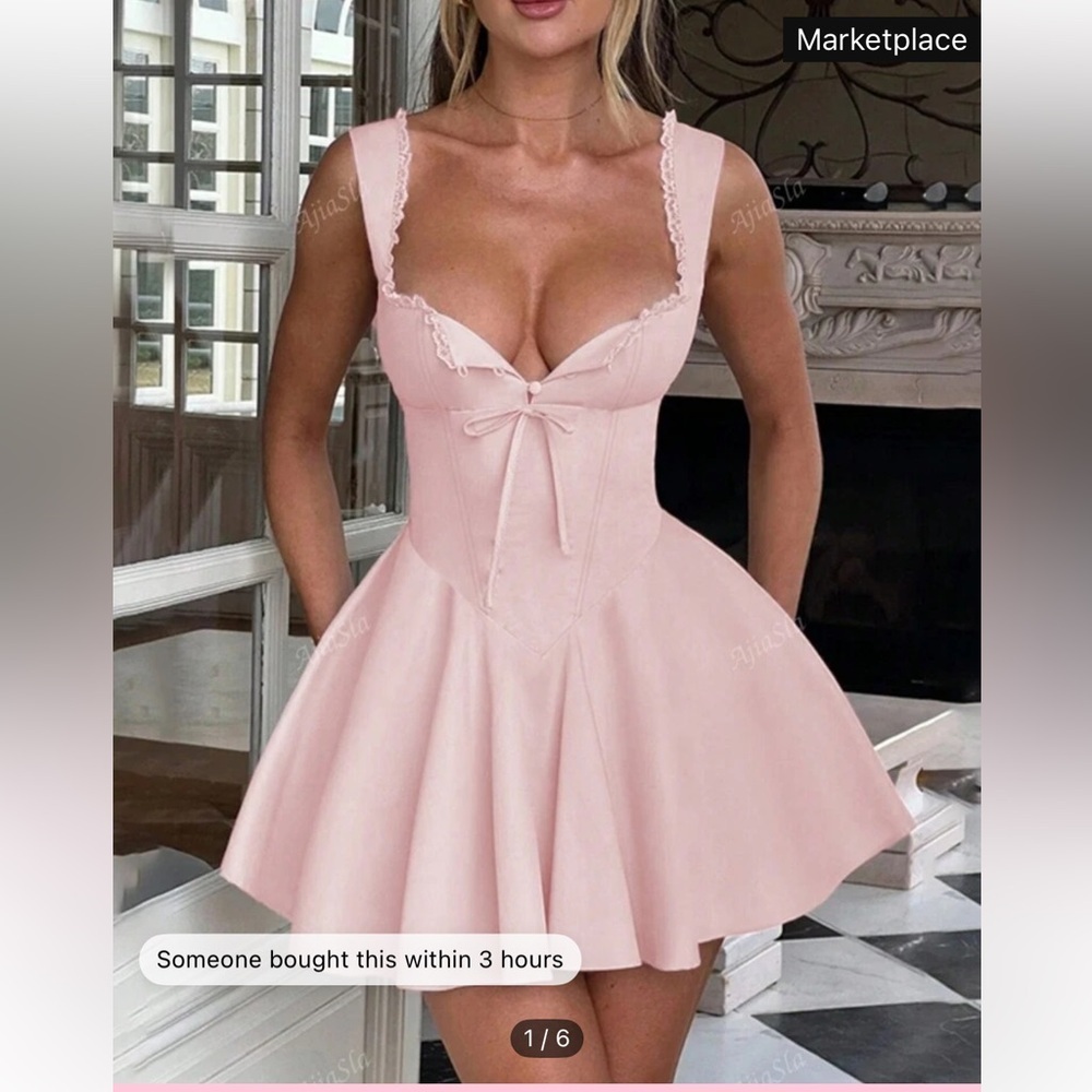 NWT SHEIN balletcore dress M